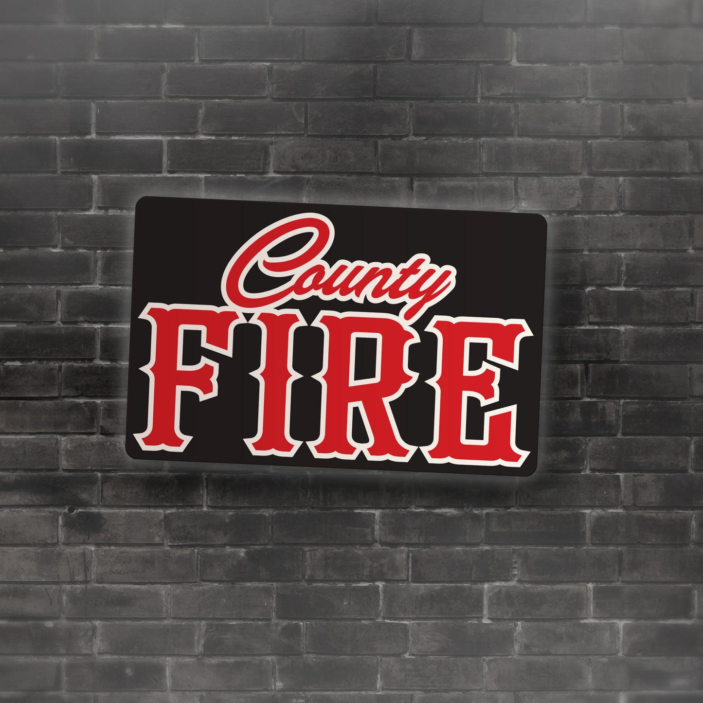 County Fire Text
