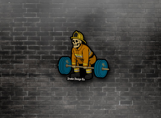 Skelly Deadlift Sticker