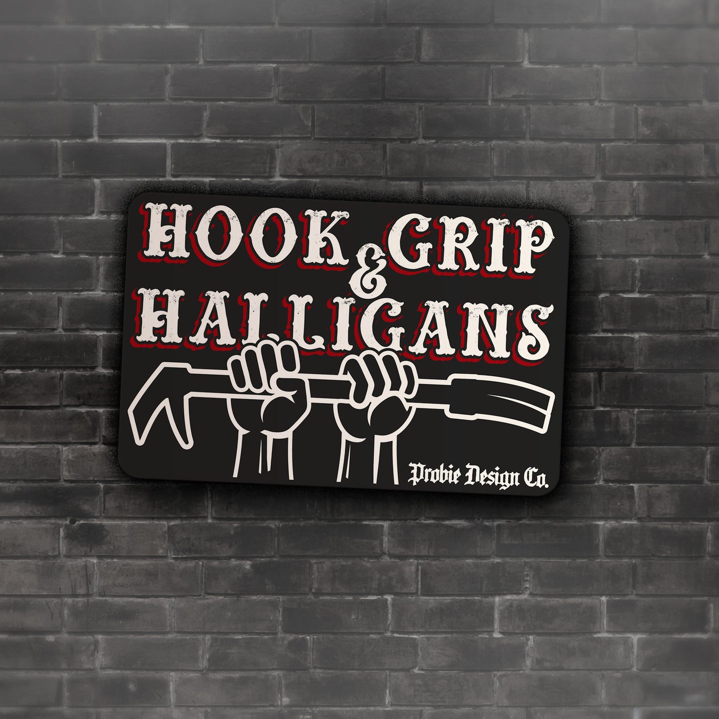 Hookgrip & Halligans Sticker