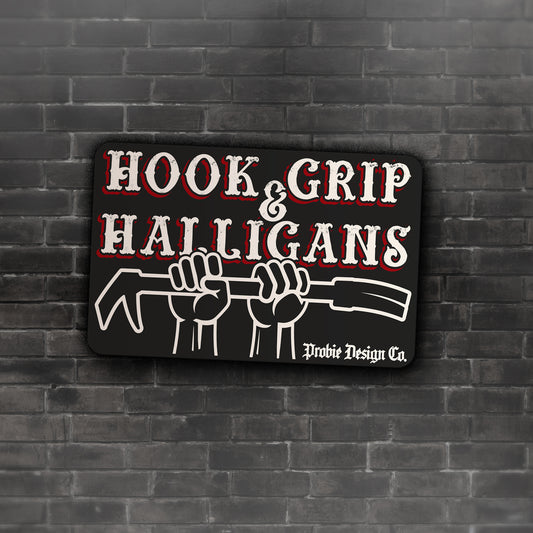 Hookgrip & Halligans Sticker