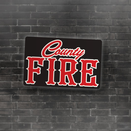 County Fire Text